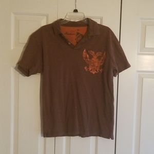 Machine Pull-over Short-sleeve Shirt